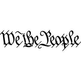 Dabbledown Large We The People Version Black DD201 Lowrider Car Truck Window Windshield Lettering Decal Sticker Decals Stickers Drift Dub Lowered JDM Fresh Detailed Stance Fitment 4x4 (5' x 19")