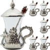 Alisveristime (SET OF 6) Handmade Turkish Tea Water Zamzam Serving