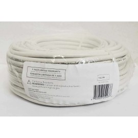UNIVERSAL Insignia - 100FT 16 AWG Gauge 16/2 CL3 Speaker Cable - White