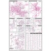 Arizona 5-Digit ZIP Code Map Full-Size Dry Erase Laminated Wall