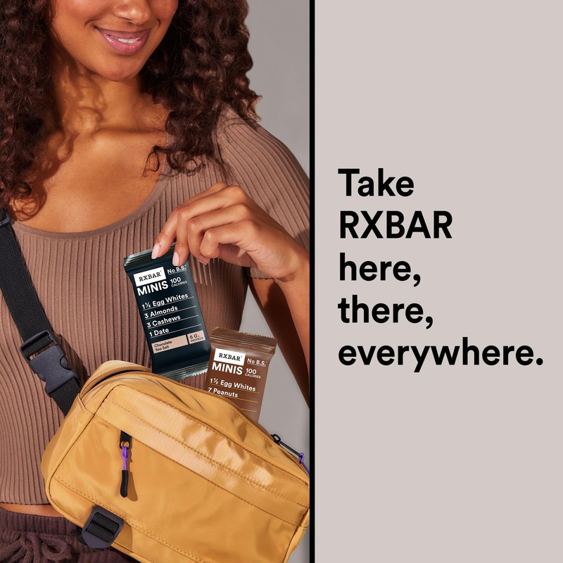 RXBAR Minis Protein Bars, Protein Snack, Snack Bars, Variety Pack,
