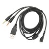 Headphone Audio Cable USB and 3.5mm Audio Jack Audio Cord
