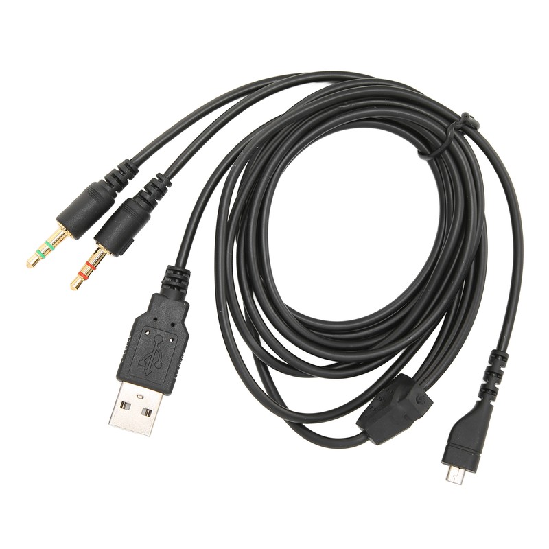 Headphone Audio Cable USB and 3.5mm Audio Jack Audio Cord