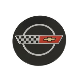 1984-1985 Corvette Wheel Center Cap w/Crossflag Emblem