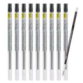Mitsubishi Pencil Ballpoint Pen Refill Style Fit 0.38 mm - Black 10 Set UMR10938.24