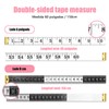 Cinta métrica corporal lateral, 2 Piezas regla de medición de