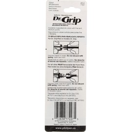 Pilot Dr. Grip Ballpoint Ink Refill, 2-Pack for Retractable Pens, Medium Point, Black Ink - 2 Pack