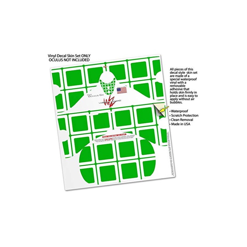 Decal Style Skin Wrap Compatible with Oculus Go Headset -