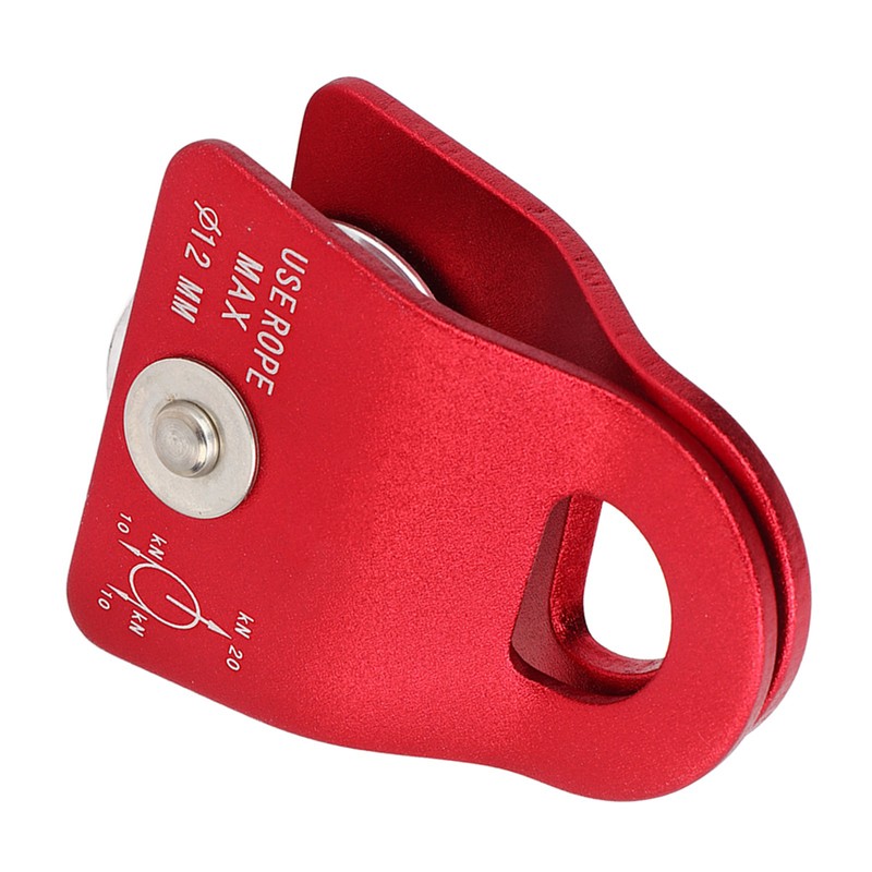 20KN Climbing Pulley Aluminum Mg Alloy Downhill Side Plate Single