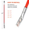 Snow Plow Blade Markers/Guides Kit 27" 304L Stainless Steel Base