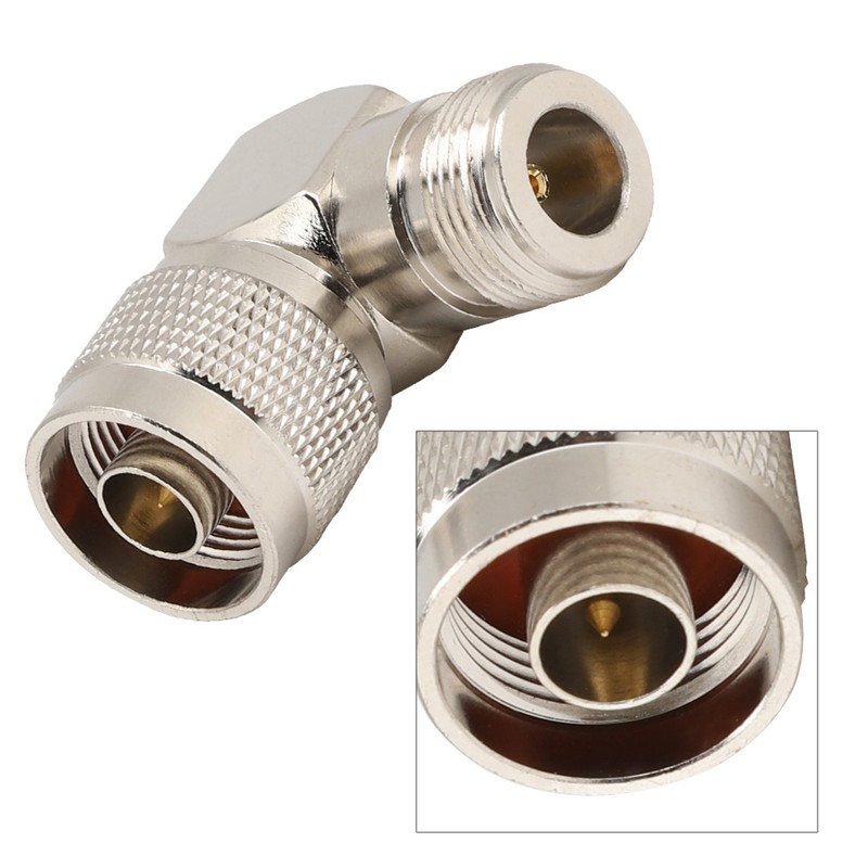 2PCS N Male to N Female Elbow Adapter RF Coaxial
