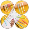 Mikinona 2sets U-shaped Stainless Cuticle Remover Tool Pusher Nail Manicure