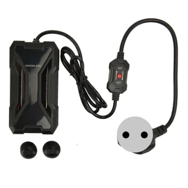 Small Aquarium Heater Submersible 50W Constant Temperature Low Water Fish Tank Heating Rod for Reptile Tank EU Plug 220V
