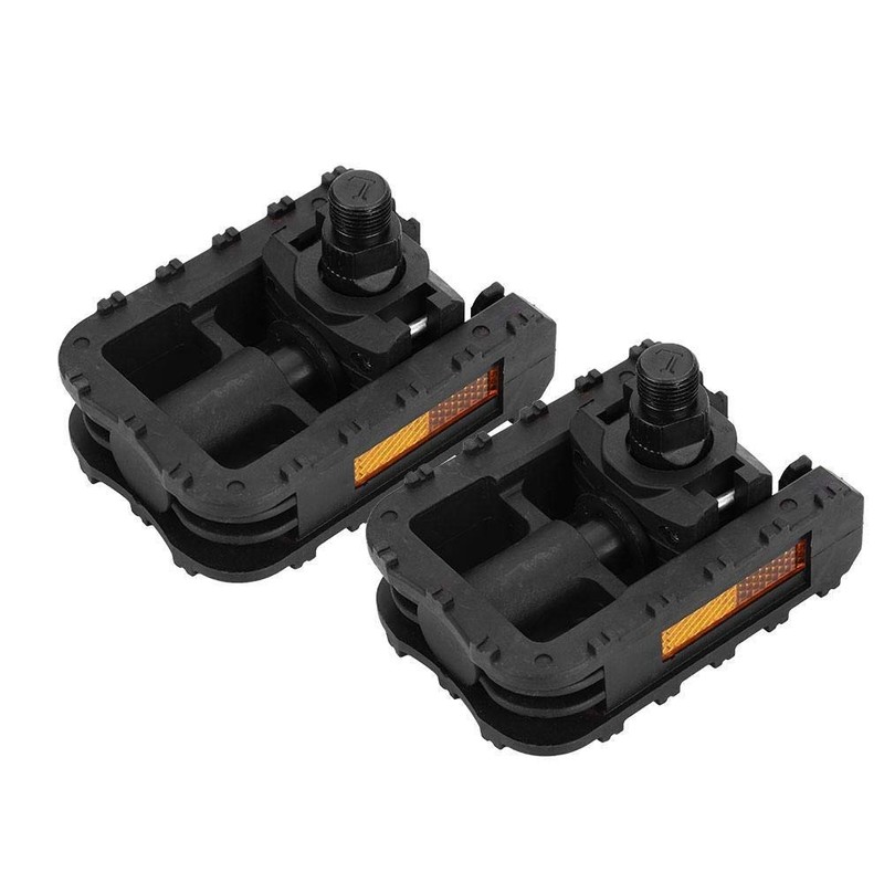 DEWIN Bicycle Folding Pedals, Pedals Bicycle Folding Plastic Foldable Bicycle