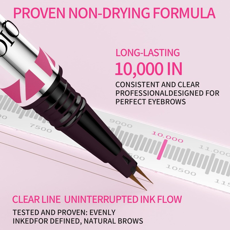 2 in 1 Eyebrow Pencil, Eyebrow Pencil with Two Ends