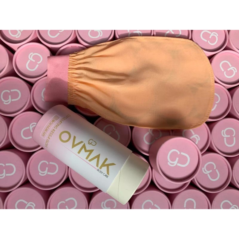OVMAK Guante Exfoliante Ovmak De Seda Natural Para Cuerpo