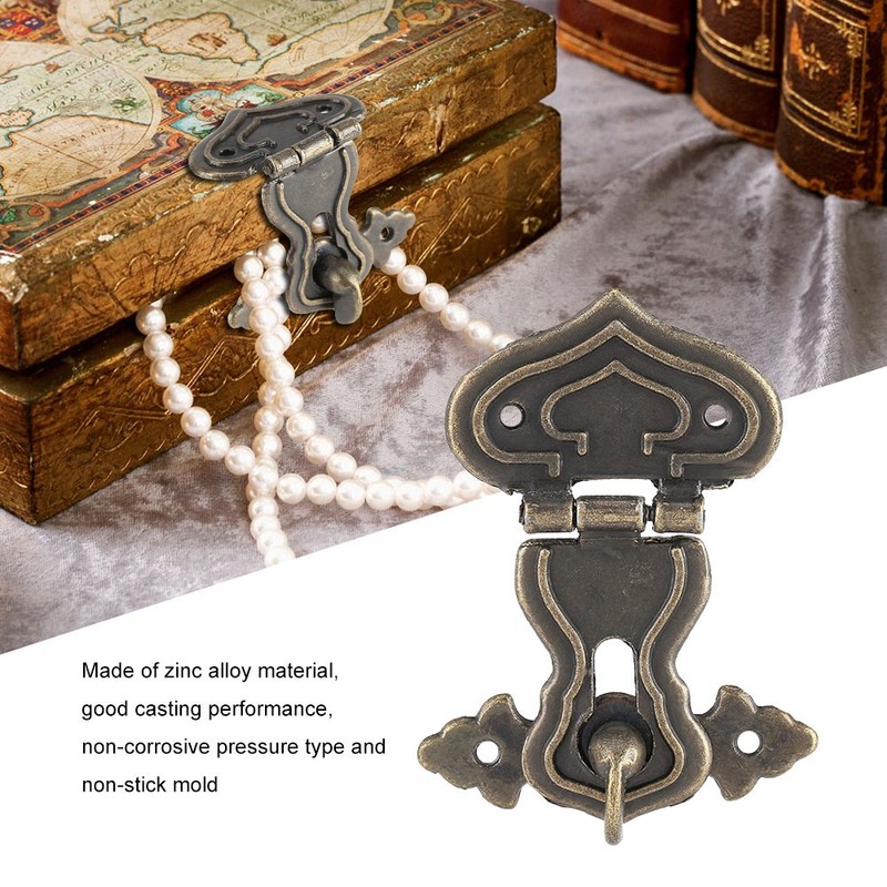10pcs Latches Box Latches Hasp Mini Box Latch Set Antique