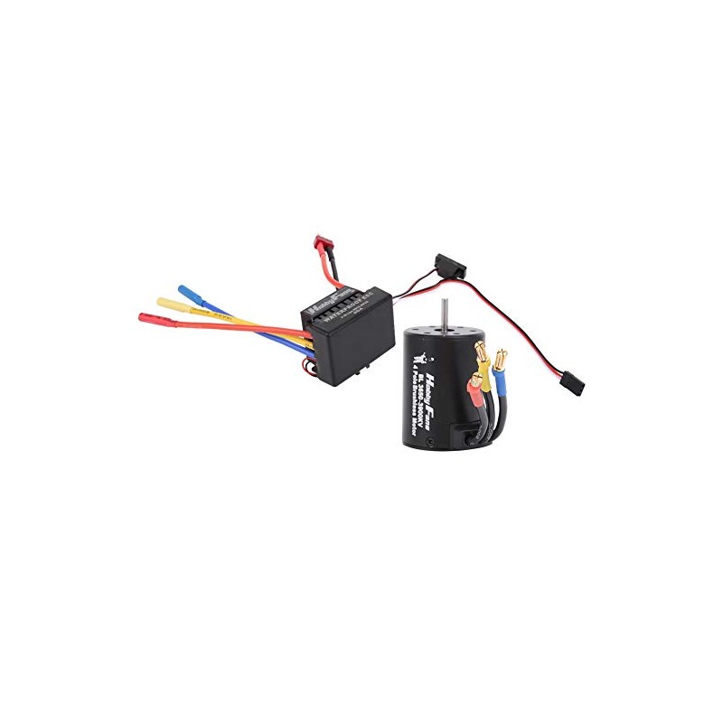 3650 3900KV RC Car Brushless Motor 60A Waterproof ESC Combo