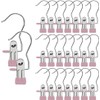 Pinzas para Ropa de Acero Inoxidable, 15 Perchas Clip para