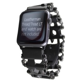 BestTechTool watch adapter compatible with LEATHERMAN TREAD - BTT adapter (Watch lug width=26mm, Black, TREAD)