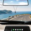 LeapoFaith Ashes Urn Cross for Car Rear View Mirror Decor