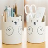 Aipeeo Pen Holder, Pencil Holder, Pen Holder, Round Bear Shape,
