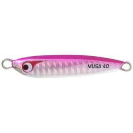 BOZLES Metal Jig, TG Musashi, 1.4 oz (40 g), Pink