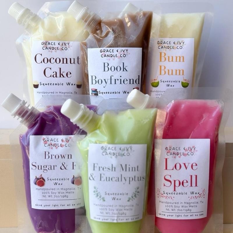 Squeezable Wax - Wax Melts for your Home Non-Toxic:_Apple Caramel