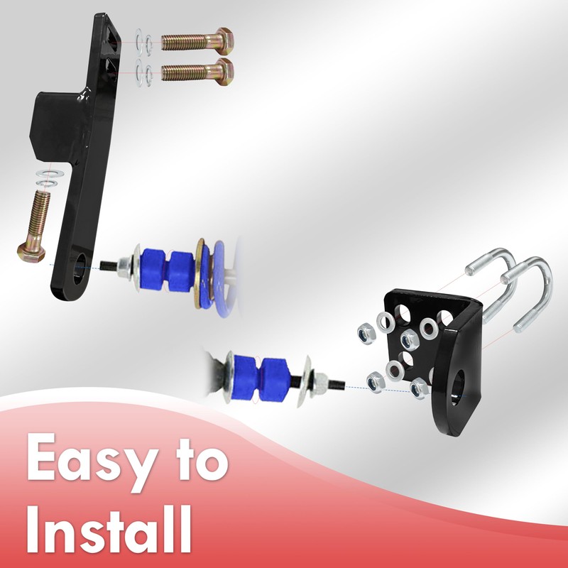 RBK24 Reflex Steering Stabilizer Mounting Bracket Kit Compatible with Roadmaster