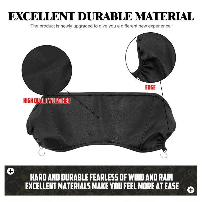 HDBUBALUS Fuel Tank Bra Black Protector Shield For Harley Electra