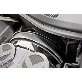 2014-2019 Corvette C7 Brake Booster Cover Brushed and Polished Stainless Steel 3pc