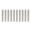 Rebower 10 Pcs Full Thread 304 Stainless Steel Full Thread