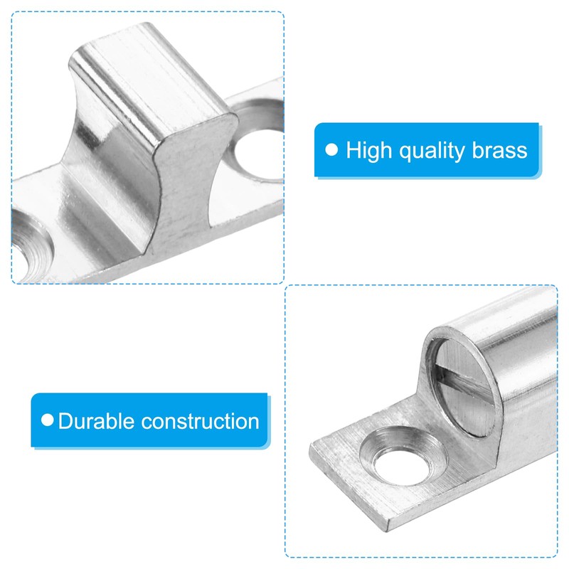 PATIKIL 40mm Double Ball Tension Roller Catch Latch, Solid Brass