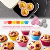 Abnaok 2PCS Silicone Air Fryer Egg Pan with 6PCS Reusable