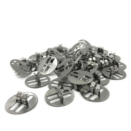 Hemlock Park Universal Wood Wick Clips for Candles | Sustainer Tabs Fit Most Wooden Wicks | Longer Burn Time & Less Wasted Wax (100 Pack)