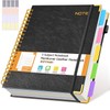 Hardcover Large Spiral Notebook 8.5" x 11" with Removable Dividers