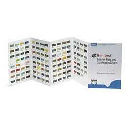 Humbrol P1158 Colour Chart Enamel Colour Chart with Hi-Spec Printing
