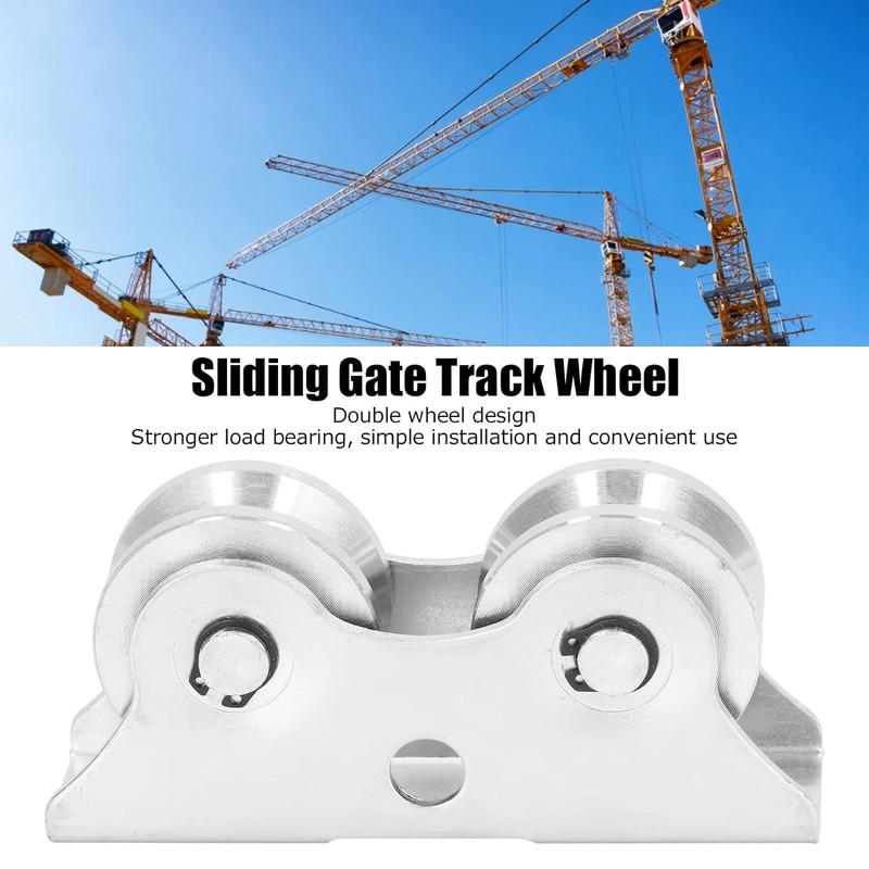 Yuecoom Groove Wheel VShaped, Track gate Wheels, V Shaped Double