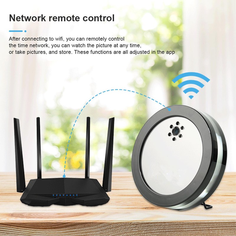 Security Camera Alarm Clock FHD1080P Wifi Surveillance Camera 2 Way