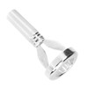Trombone Mouthpiece Trainer Cooper Silver Plated Simulator Trumpet Practice Instrument