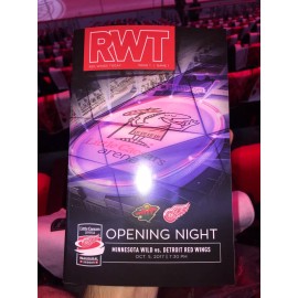 Detroit Red Wings Opening Day Programs