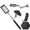 Claw type flexible picker with LED light, telescopic inspection mirror