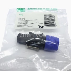 NEUTRIK 20-50pcs 100% NEUTRIK NL4FC 4극 스피콘 남성 플러그 파워콘 패널 마운트 전문 커넥터 [01 20PCS] 20-50pcs 100% NEUTRIK NL4FC 4-Pole Speakon Male Plug Powercon Panel Mount Professional Connector [01 20PCS]