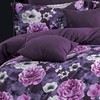 Luxton Antonella Garden Floral Plum Quilt Cover Single Botanical 2pcs