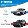 FengYu Roof Rack Cross Bars 220lb Compatible with Jeep Cherokee