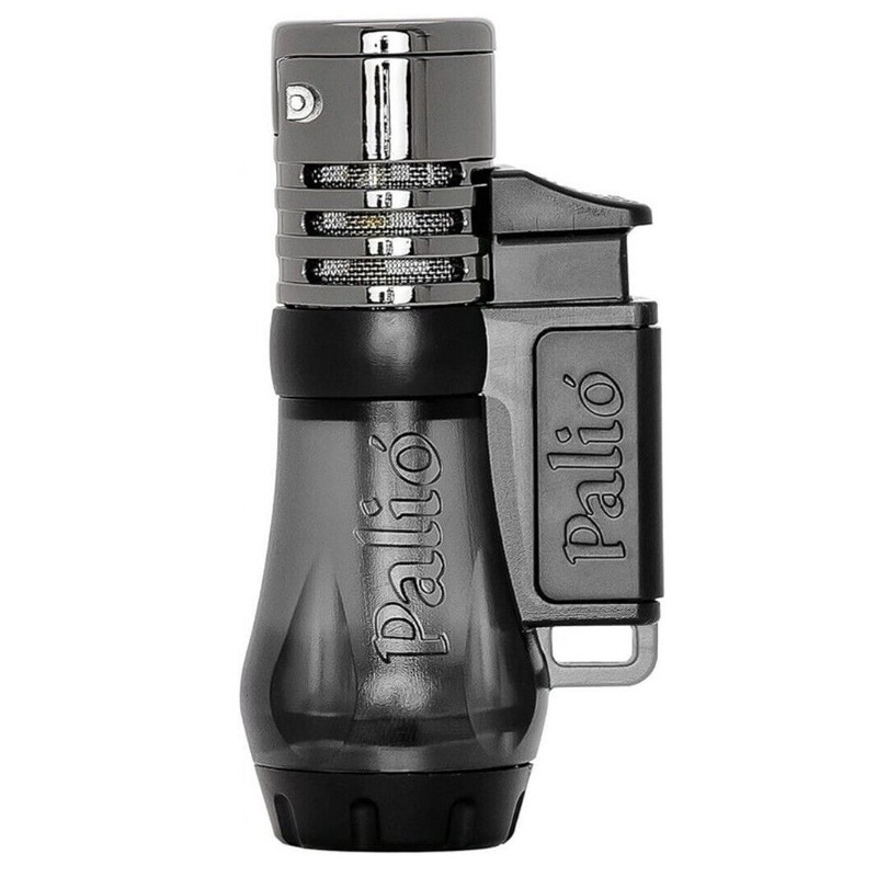 Palió Vesuvio Triple Jet Flame Torch Lighter, Apex Flame Black