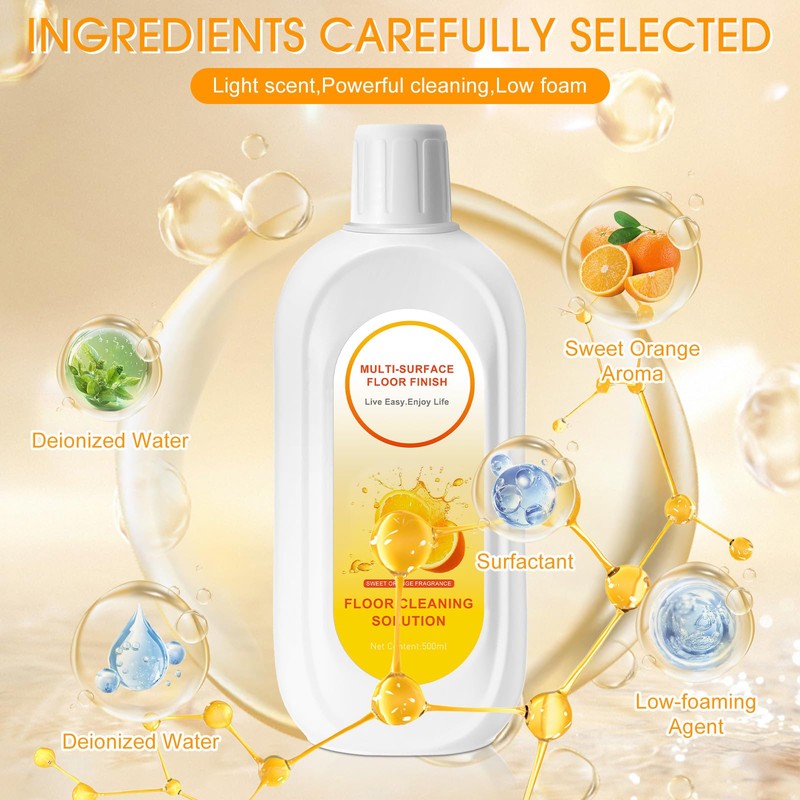 Swiffen 8 Pack 4000ml Floor Cleaning Solution Compatible with Tineco
