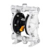 Polypropylene Air-Operated Double Diaphragm Pump with PTFE Diaphragms Max 100psi