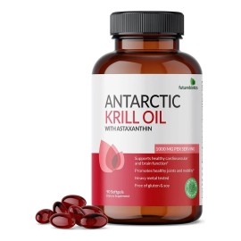Futurebiotics Krill Oil Antartic 1000 Mg Con Astaxantina 90 Softgels Aceite De Krill Antartico