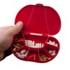 GMS Large Travel Size 8 Compartment Pill Organizer, Holds up
